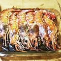 minhir01's cooksnap of when they made 有頭エビのガーリックオイルのグリル.