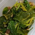 まな姫's cooksnap of when they made 簡単☆ツルムラサキとしめじのおひたし.