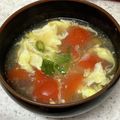 yummy?'s cooksnap of when they made トマトと卵の酸辛湯（サンラータン）風.