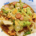 なつんこ★'s cooksnap of when they made 簡単！ウインナーと卵とレタスの中華炒め.