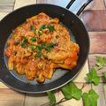 ちゃかぴまま's cooksnap of when they made 鶏肉としめじのまろやかトマト煮込み　.