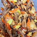 クックOWPJU3☆'s cooksnap of when they made 我が家の定番！鱈子入りきんぴらごぼう.