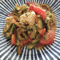 フジぽん's cooksnap of when they made トマトとゴーヤの沖縄卵とじ.