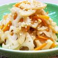 horseland's cooksnap of when they made レンコンのきんぴら★簡単！.
