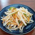ペキのリリー's cooksnap of when they made じゃがぴ〜人参の3色きんぴら【作り置き】.