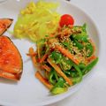へい♡ゆー♡'s cooksnap of when they made 細切りピーマンと人参の塩麹胡麻油炒め.