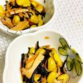 はちみつlove's cooksnap of when they made エリンギとひじきを料理のための清酒で♪.