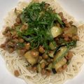 aoi1021's cooksnap of when they made なすと納豆のさっぱり梅そうめん.