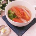 クックHG9V8Y☆'s cooksnap of when they made ほっこり美味しい♪トマトとオクラのスープ.