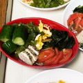 ☆あさ's cooksnap of when they made トマトとワカメの和え物.