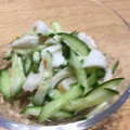さおりん@料理特訓中's cooksnap of when they made ささっと出来る★きゅうりとちくわの和え物.