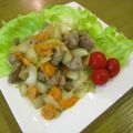あくせるまま's cooksnap of when they made ラム肉と玉葱と人参のマスタードチーズ炒め.