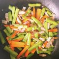 minmo2✳️2's cooksnap of when they made ベーコンで✿インゲンと人参の蒸し煮.