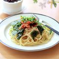 runa10's cooksnap of when they made たらこキムチマヨネーズパスタ.