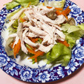 わたさな2016's cooksnap of when they made 蒸し鶏としめじのおかずサラダ.