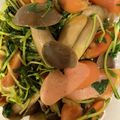 わにかり's cooksnap of when they made 豆苗とキノコのポン酢炒め.