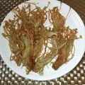ほか弁ママ's cooksnap of when they made えのきのモジャモジャ素揚げ.
