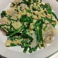 55才のおじさん's cooksnap of when they made ✿スタミナにんにく♪豚ニラ玉炒め✿.