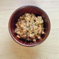 キンプリ's cooksnap of when they made 納豆のガーリックバター.