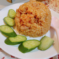 kayosanta's cooksnap of when they made 安いお肉で簡単本格焼肉ピラフ.
