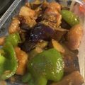 ナシの子's cooksnap of when they made 鶏肉と茄子とピーマンの味噌炒め.
