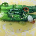 クックSCTWMK☆'s cooksnap of when they made 白だしが美味しい☆ネギとオクラのダシ浸し.