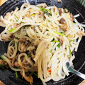 yukkaキッチン's cooksnap of when they made 鯖缶とパクチーの東南アジアの食堂風パスタ.