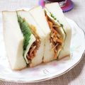 ぱふ's cooksnap of when they made きんぴらと大葉のトーストサンド.