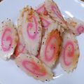 ポニーリボン's cooksnap of when they made お弁当・おつまみ♬なるとのバター胡椒焼き.
