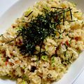 サクマくん's cooksnap of when they made ❀ごまプチ♪大葉と梅の和風チャーハン❀.