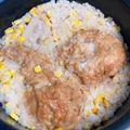 ひまわりころりん's cooksnap of when they made KFCフライドチキンリメイク炊き込みご飯.