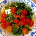 きなこ's cooksnap of when they made ヘルシー☆モロヘイヤとトマトのスープ.
