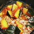 ふくふく☆'s cooksnap of when they made 電気圧力鍋(コイズミ)かぼちゃのそぼろ煮.