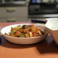 抹茶ソーダ's cooksnap of when they made トマトオクラ炒め水無しスープ風.