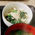 料理上達中's cooksnap of when they made ほうれん草とささみの柚子胡椒マヨ和え+α.