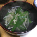 北京パンダ's cooksnap of when they made ニラともやしの中華スープ.