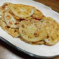 ともえcook's cooksnap of when they made チーズれんこん焼き.