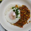 クック2AVWAQ☆'s cooksnap of when they made 豚ひきの台湾風ピリ辛炒め♡.
