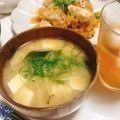 みぃぃちゃま's cooksnap of when they made 栄養士ママ☆えのき茸と豆腐の味噌汁.