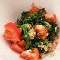 まさよんぴる's cooksnap of when they made ほうれん草とシーチキンとトマトのサラダ.