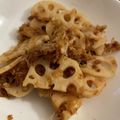 akigela's cooksnap of when they made 免疫力アップ！レンコンの梅おかか和え.