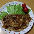 たちんぺ's cooksnap of when they made 簡単！絶品♡柔らかジューシー生姜焼き.