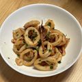 犬Gyami's cooksnap of when they made 冷凍イカのバターソテー.