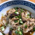 4cl​ove​r's cooksnap of when they made 簡単！なすと豚肉のぶっかけそうめん.
