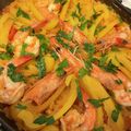 サボテンベリー★'s cooksnap of when they made 簡単！スペイン香る有頭エビのパエリヤ.