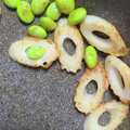 akigon5's cooksnap of when they made お弁当に♡ちくわと枝豆の一味マヨ炒め★.