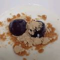 リトル黒豆マーメイド's cooksnap of when they made ヨーグルトに、ぶどう&黒糖きなこ♪.
