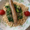 ハーシーズ's cooksnap of when they made モロヘイヤとオクラのネバネバあえ麺.