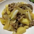 ★ゴンぎつね★'s cooksnap of when they made こっくり♡牛肉とじゃがいもの甘辛煮.