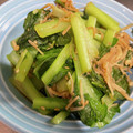 キュキュットさん's cooksnap of when they made 小松菜とキノコのゴマ風味炒め.